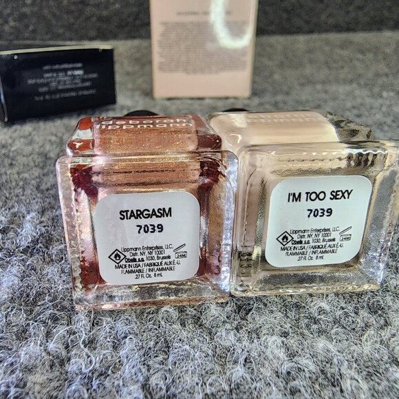 4 Deborah Lippmann Nail Polish 0.27 fl.oz. Mini Pink Glitter Modern Love - Picture 6 of 9